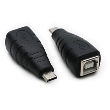 Adaptateur micro5P USB vers USB femelle pour imprimante, microUSB mâle vers connecteur carré pour scanner