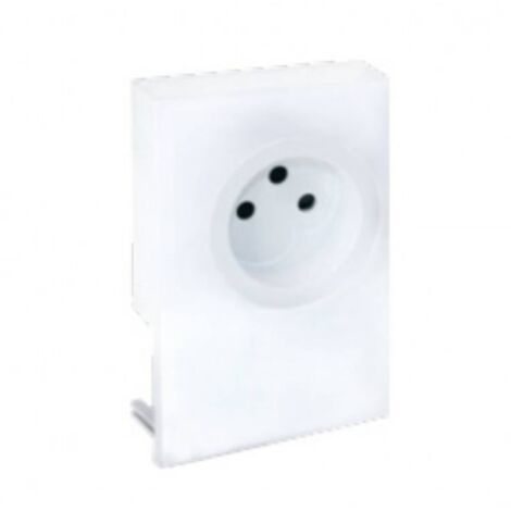 ADAPTATEUR MOULURE hauteur 22 max 1 POSTE pour PC 2P et 2P+T EUR'OHM 60995
