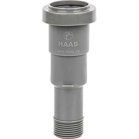 Adaptateur multi male DN25 (1") avec manchon DN40, extrémité à emboîtage, DN40/32 PP gris