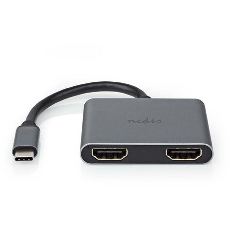 Prise murale HDMI avec câble coudé de 0.10m (kit de 2)