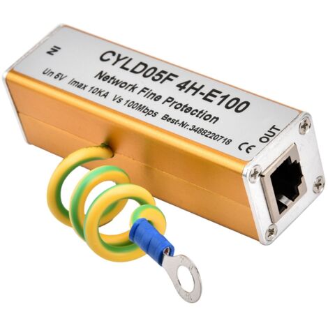 Adaptateur Parafoudre RJ45 RJ11 pour Protection Ethernet et Foudre 5V