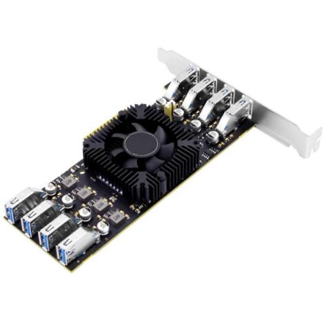 Adaptateur PCI Express USB 3.2 PCI-E vers carte d'extension USB 3.2 à 8 ports --