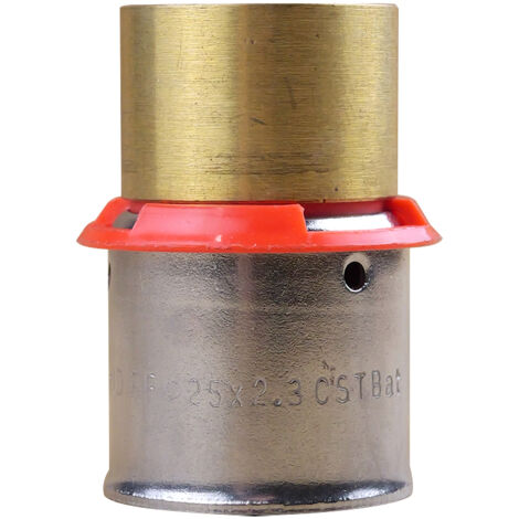 Adaptateur PER à sertir Ø25x2,3 - Cuivre à souder Femelle Ø22 - IBP Bänninger