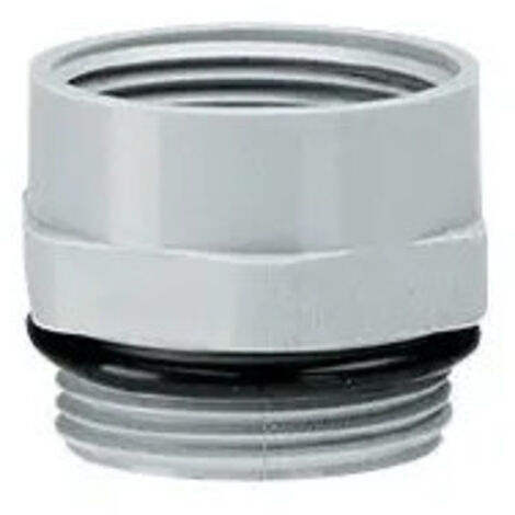 Adaptateur plastique PG/ISO - mâle PG 13 - femelle ISO 20 - RAL 7001