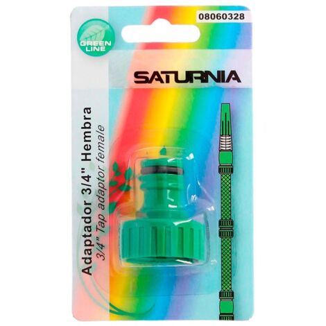 Adaptateur plastique tuyau 3/4 femelle blister