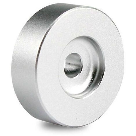 Adaptateur Platine Vinyle 45 Tours Aluminium Argenté pour Disques 7" Technics SL1200