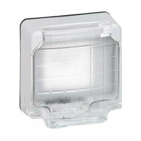 Legrand 090490 - ADAPTATEUR MOSAIC - pour 2 Modules - SE MONTE SUR BOÎTIER 1 POS