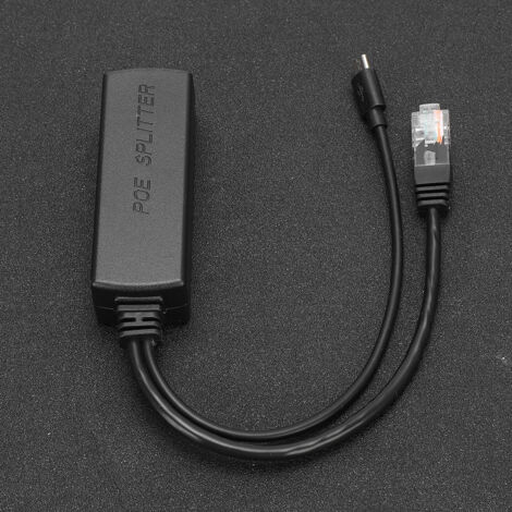Adaptateur POE Splitter 48V/5V avec Port USB pour Caméras IP et Appareils Réseau