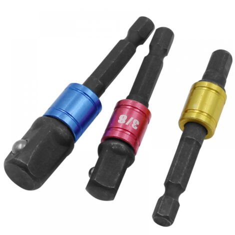 Adaptateur porte-clé à douille 1/4", 3/8", 1/2" pour Im
