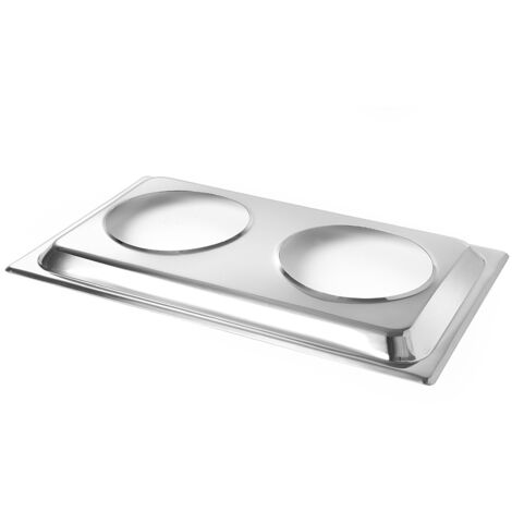 Adaptateur pour 2 récipients à soupe pour chauffe-plats - Hendi 470930