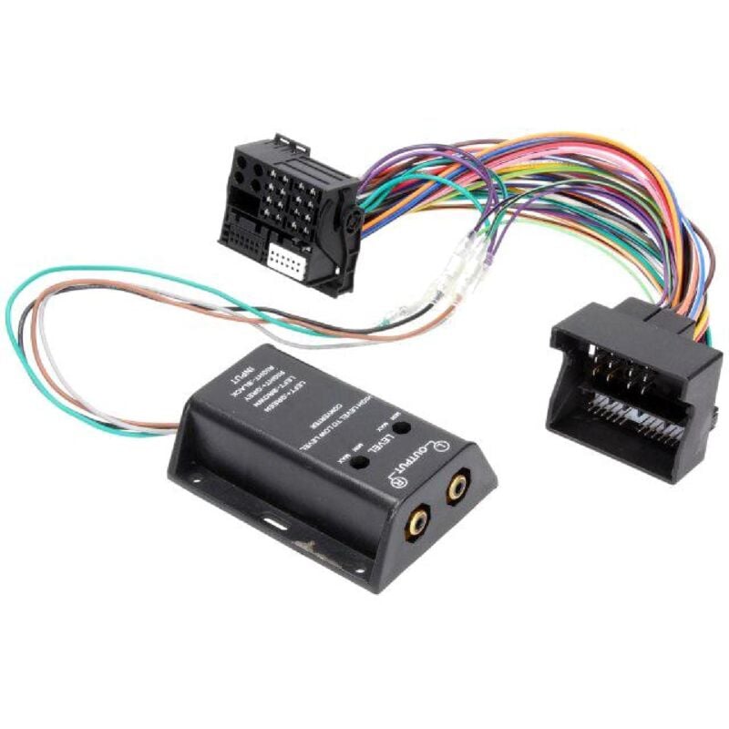 Adaptateur pour ajout amplificateur sur systeme origine - Fakra 2 canaux compatible avec BmW Ford Mercedes Seat Skoda vw