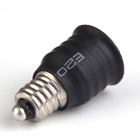 Adaptateur pour ampoule LED à culot E10 vers E14 (douille à vis).