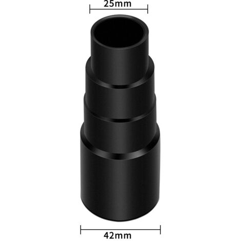 Adaptateur pour aspirateur, compatible avec les meuleuses, les scies sauteuses, les scies circulaires et les ponceuses sur rail, quatre connecteurs, 42 mm, lot de 2.