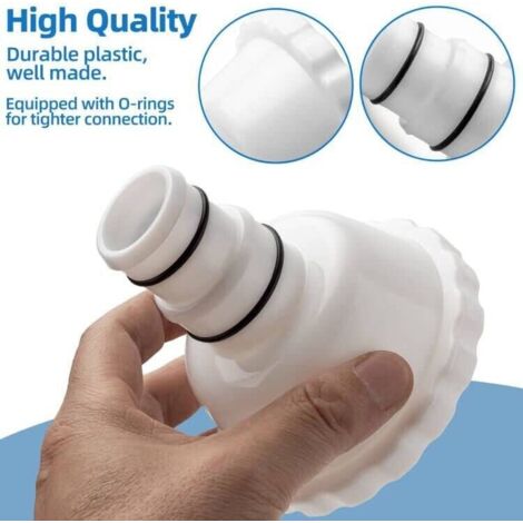 Adaptateur pour aspirateur RP/RX Skimmer Waves, connecteur 1,5", compatible avec les écumeurs flottants