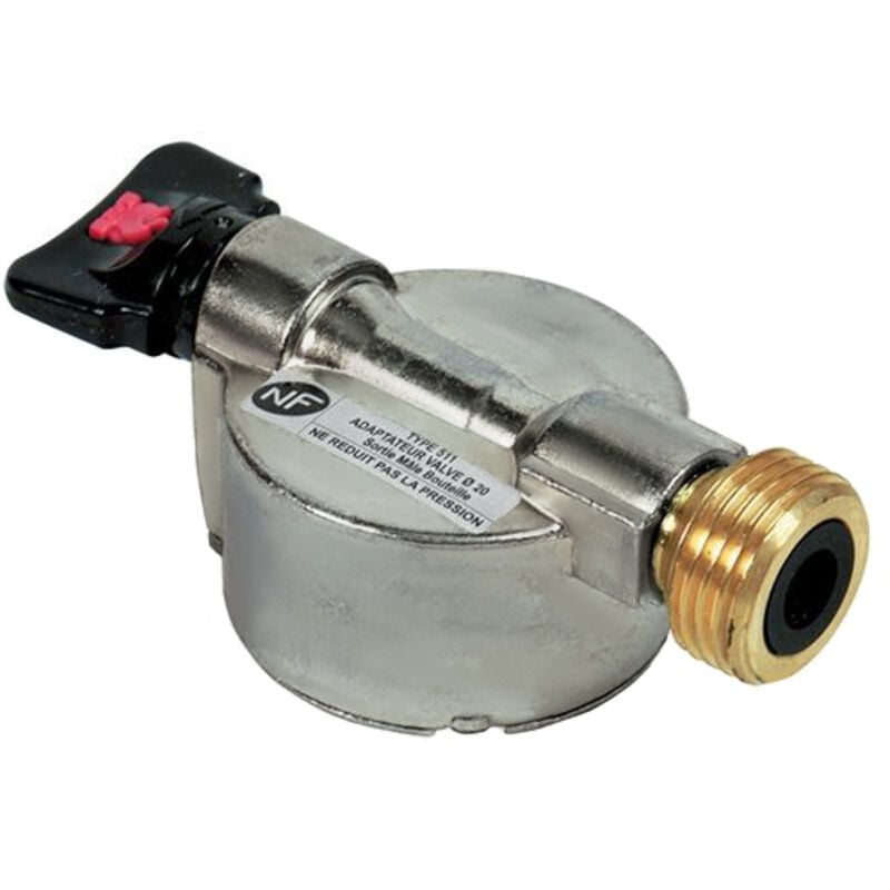 Gurtner - Adaptateur nf pour bouteille à valve Ø20 - sortie mâle bouteille
