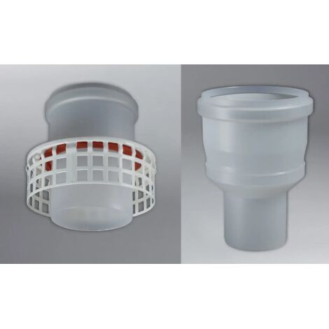 Adaptateur pour cheminée Perfinox B23 - Diam. 80/125 mm - 1 pièce - ATLANTIC - 570100
