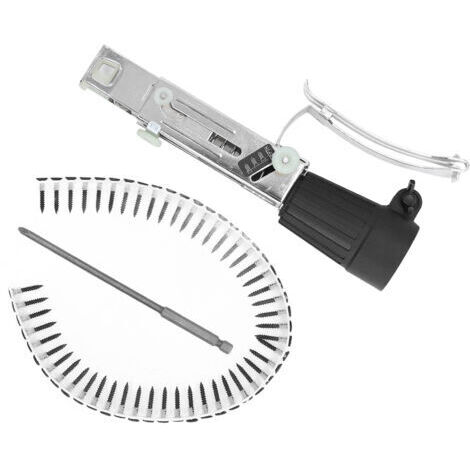 Adaptateur pour cloueur à chaîne, outil électrique automatique de fixation de vis, outil rechargeable pour menuisiers