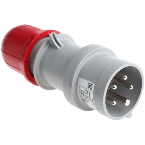 Adaptateur pour connecteur industriel Scame Mâle, 3P + N + E, 16A, 415 V, Montage sur câble ( Prix pour 1 )