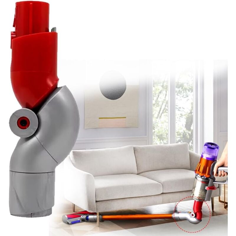 Adaptateur pour Dyson V12 Aspirateur Léger, Adaptateur De Pliage pour Dyson V10 Slim Aspirateur Léger, Adaptateur Inférieur à Libération Rapide pour