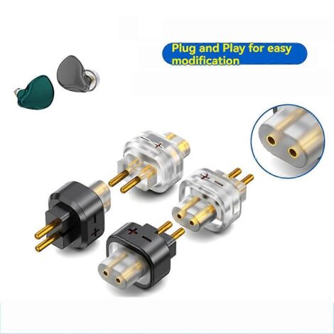 Adaptateur pour écouteurs HIFI QDC femelle 0,78 mm 2 broches mâle pour SHUOER A