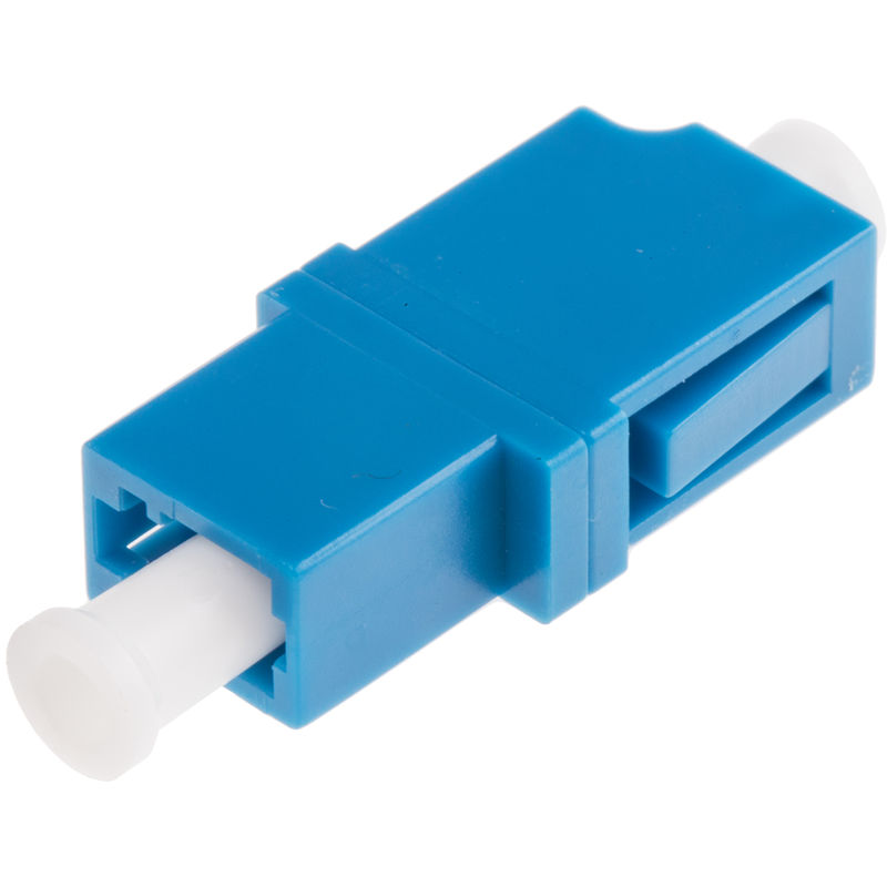 Adaptateur pour fibre optique, LC vers LC Monomode Simplex, Bleu, Perte d'insertion 0.1dB ( Prix pour 1 )
