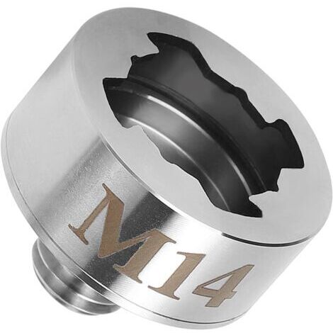 Adaptateur pour filetages M14 et 5/8" avec joint torique pour forets à lame diamantée pour meuleuse d'angle