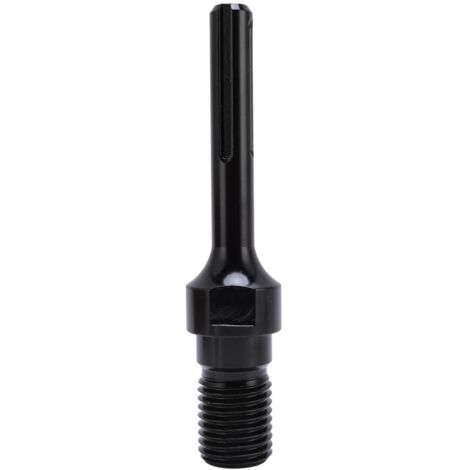 Adaptateur pour foret à béton, acier au carbone, filetage mâle UNC 1 1/4 po vers arbre à carottage à 5 fentes