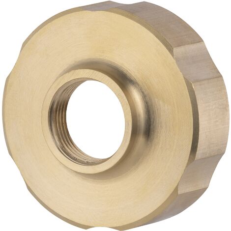 Adaptateur pour gouttière Femelle 20x27 en laiton – Joint d'étanchéité inclus – Compatible sortie S60 cuve 1000L – Aroz
