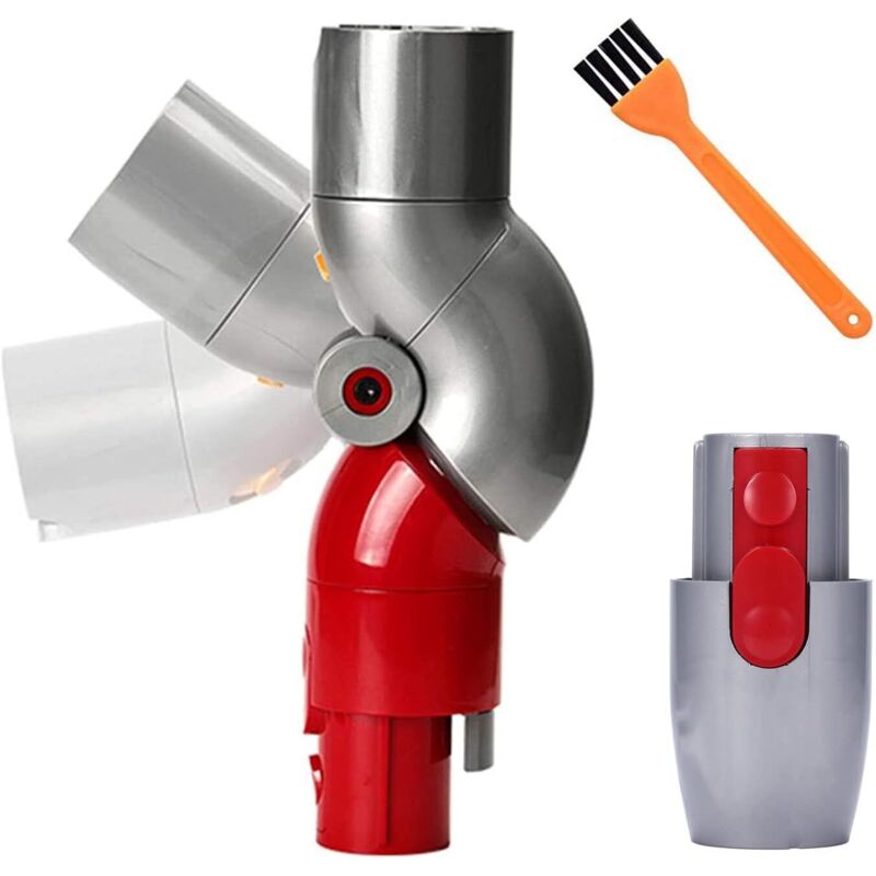 Adaptateur pour meubles bas à dégagement rapide 970790-01 pour aspirateur Dyson V7 V8 V10 V11, 1pcs Adaptateur Supérieur, 1pcs Adaptateur Inférieur,