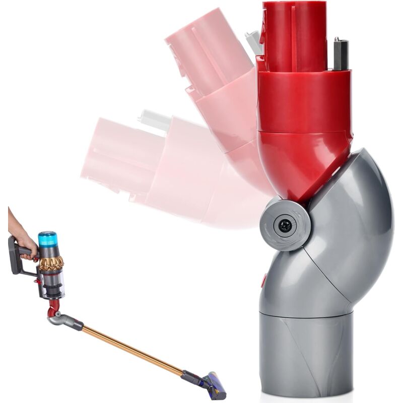 Adaptateur pour Meubles Bas à Dégagement Rapide Compatible avec Aspirateur Dyson V7 V8 V10 V11 V15 Accessoires Aspirateur Flexible Libération Rapide