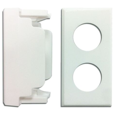 Adaptateur pour PDM00 Fracarro 2 trous Bticino Axolute Blanc HD 287127