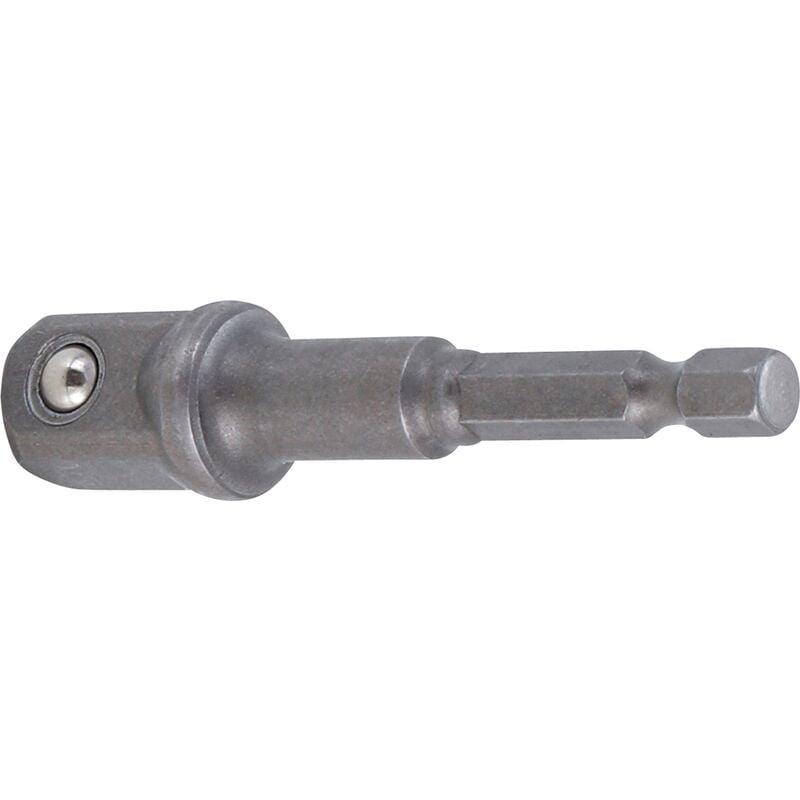 Adaptateur pour perceuses empreinte six pans mâle 6,3MM (1/4'') sur carré mâle 12,5MM (1/2'') bgs 9685-3