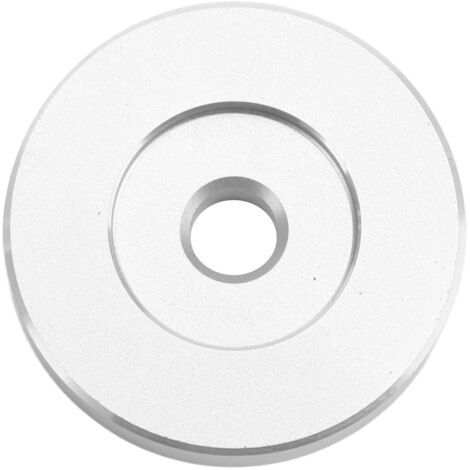 Adaptateur pour Platine Vinyle Argenté - Pièce de Rechange Métallique pour Disques