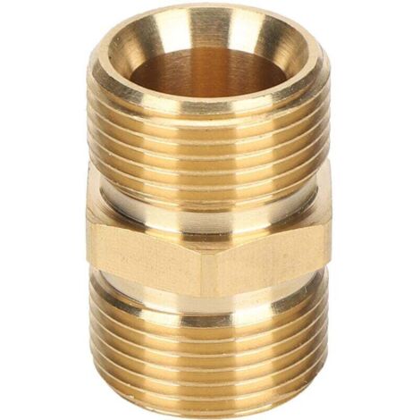Adaptateur pour pulvérisateur haute pression, laiton, filetage mâle métrique M22, raccord de tuyau 14 mm