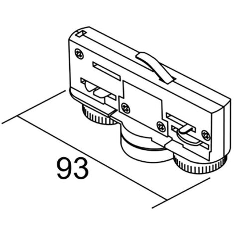 Adaptateur pour rail 3 allumages ARIC 16340