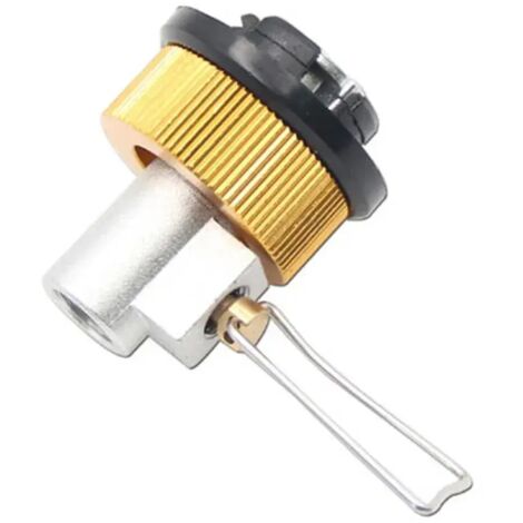 Adaptateur pour réchaud à cassette de camping vers bouteille de gaz plate, connecteur pour fournaise portable, adaptateur de remplissage de gaz, réchauds de cuisine portables Ventil Gas Patrone