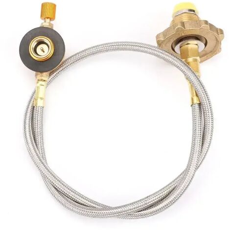 Adaptateur pour réchaud à gaz de camping extérieur, tuyau de raccordement pour bouteille de gaz GPL et plate, accessoires de charge de gaz, réchauds de cuisine portables