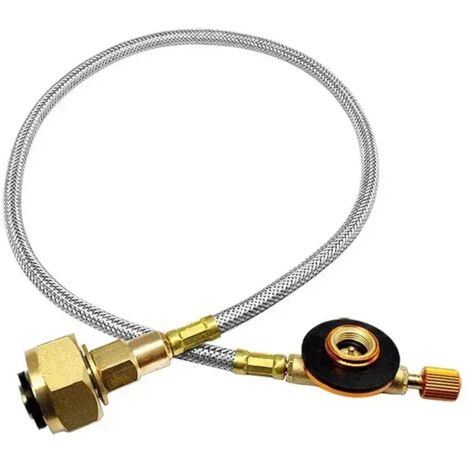 Adaptateur pour réchaud à gaz de camping extérieur, tuyau de raccordement pour bouteille de gaz GPL et plate, accessoires de charge de gaz, réchauds de cuisine portables
