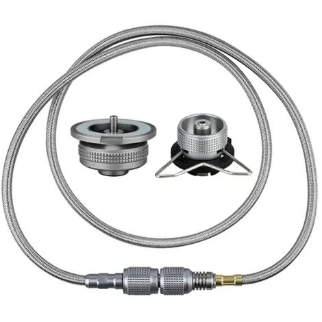 Adaptateur pour réchaud à gaz d'extérieur, tuyau d'extension, adaptateur pour réchaud à gaz, adaptateur pour bouteille de gaz, accessoires pour équipement de camping, réchauds de cuisine portables