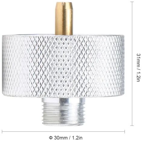 Adaptateur pour réchaud de camping, adaptateur pour bouteille de gaz propane d'extérieur, tête de conversion pour réchauds de cuisine portables