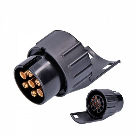 Porte-Vélo Caravane Câblage 12V 24V pour Remorque Voiture Câble 2m Précâblé Adaptateur Fiche Attelage 13 Pin Femelle Qiping Kit Faisceau Prise Remorque 13 Broches 8Fils 