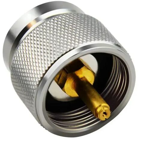 Adaptateur pour réservoir de propane de 1 lb, entrée pour petite bouteille de propane, valve EN417 Lindal, sortie pour réservoir de carburant, convertisseur pour réchauds de cuisine portables d'extéri