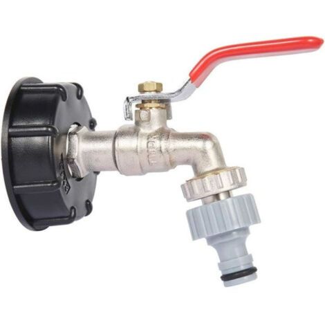 Adaptateur pour réservoir IBC S60X6, raccord de vanne de remplacement, tuyau de 1/2 pouce