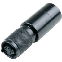 Adaptateur pour sonde connectique plastique sur appareil connectique métal.