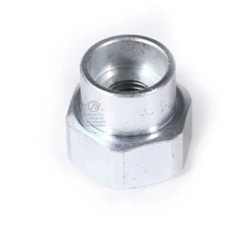 Adaptateur pour tête débroussailleuse Super pro Tecomec. Femelle. Ø 14x1,50. Pas à gauche.