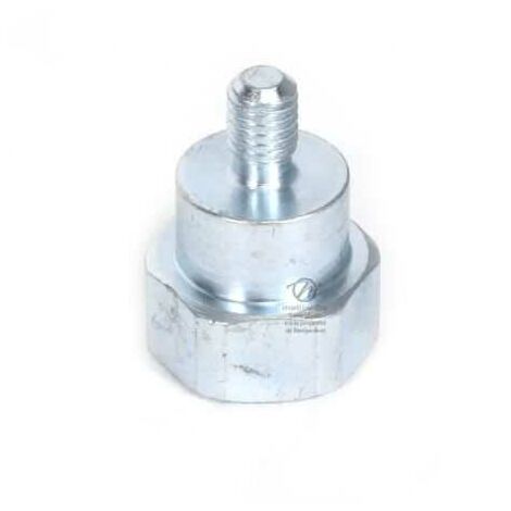 Adaptateur pour tête débroussailleuse Super pro Tecomec. Mâle. Ø 8x1,25 mm . Pas à gauche.