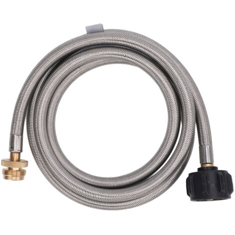 Adaptateur pour tuyau à gaz de 5 pieds en acier inoxydable, extension de 1 à 20 lb pour radiateur Buddy