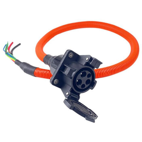 Adaptateur pour VéHicule éLectrique 32A SAE J1772 Prise de Charge AC avec Soufflet Prise de Charge pour VéHicule éLectrique New