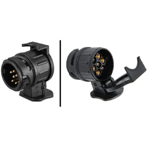 Adaptateur Prise 13 Broches - Connecteur 13/7 - Universel - Imperméable - Facile à Installer