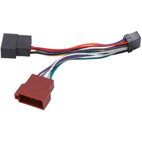 Adaptateur Prise ISO 16 Broches pour Autoradio Alpine - Câble de Raccordement et Connecteur de Remplacement